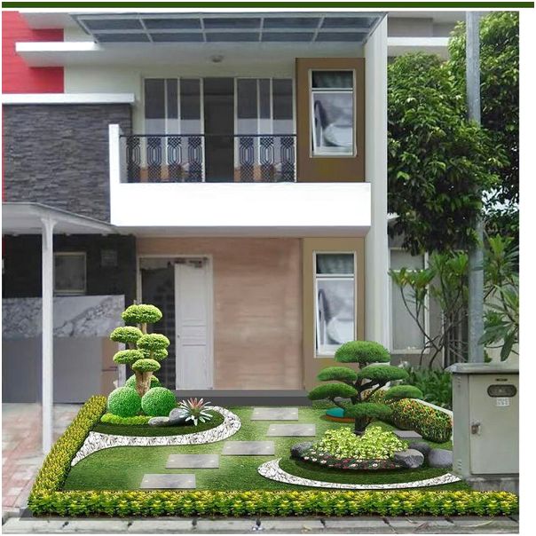 68 Desain Taman Rumah Minimalis Mungil Lahan Sempit Terbaru | Dekor Rumah