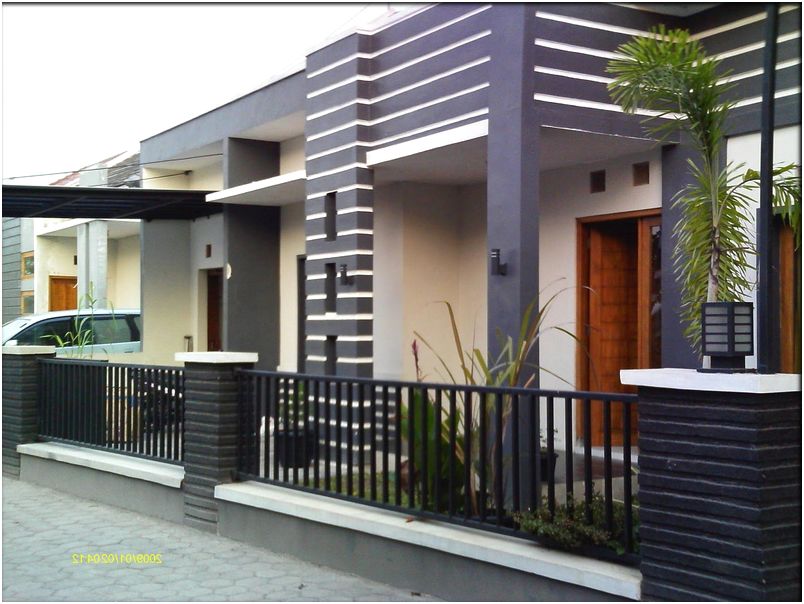 luar biasa desain pagar rumah minimalis mewah modern elegan terbaru