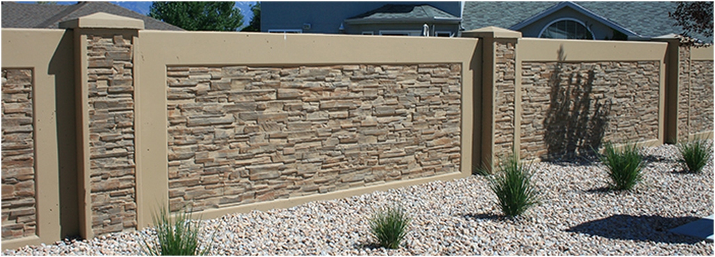 model desain pagar rumah minimalis batu alam