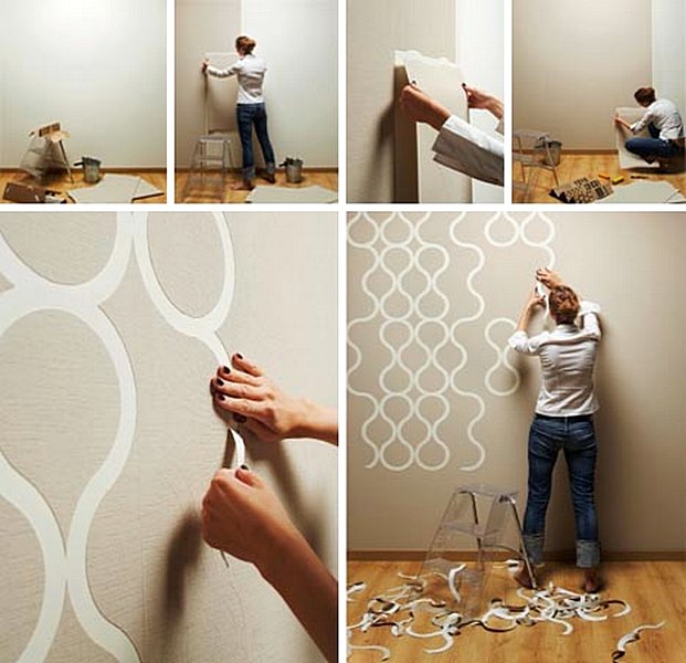 Hiasan Dinding Wallpaper Buatan Sendiri