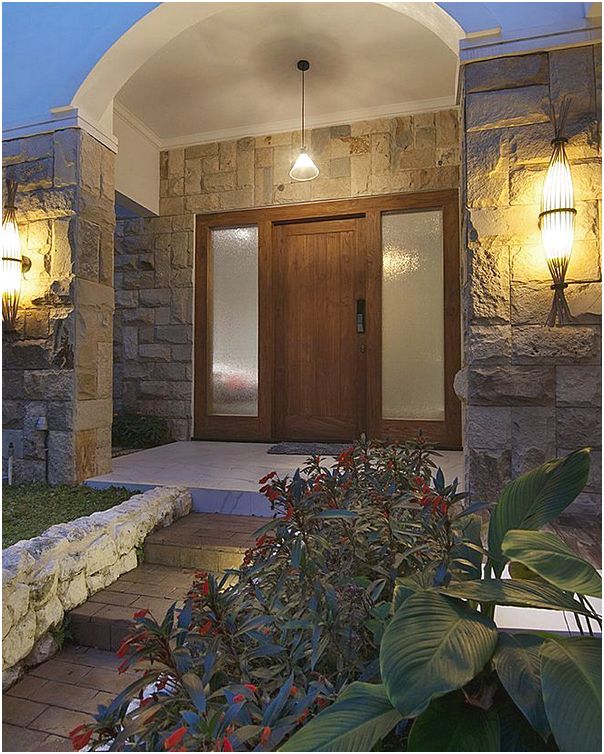 Model desain pintu utama rumah minimalis modern
