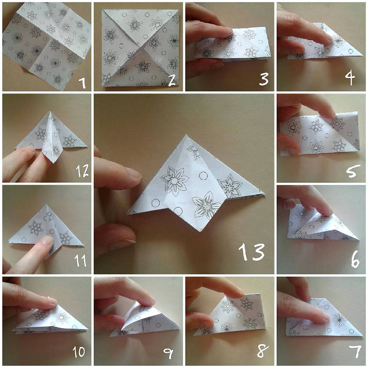 Cara Membuat Hiasan Dinding Kamar Dari Kertas Origami Dekor Rumah