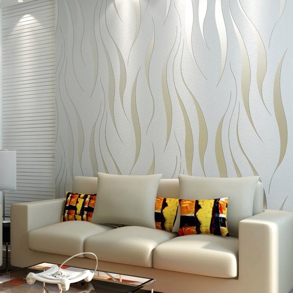 Mengagumkan Ide Desain Wallpaper Dinding Ruang Tamu Minimalis Modern Elegan Mewah Nyaman Asri Terbaru Terbaik