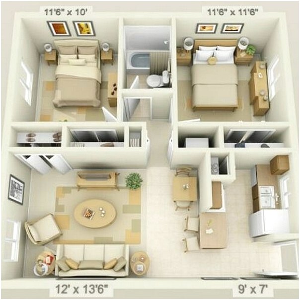 model ruangan rumah sederhana<br />