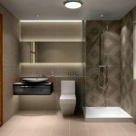 Kamar Mandi Modern Untuk Hotel Berbintang Yang Mewah Dengan Desain Keramik Kamar Mandi Batu Alam