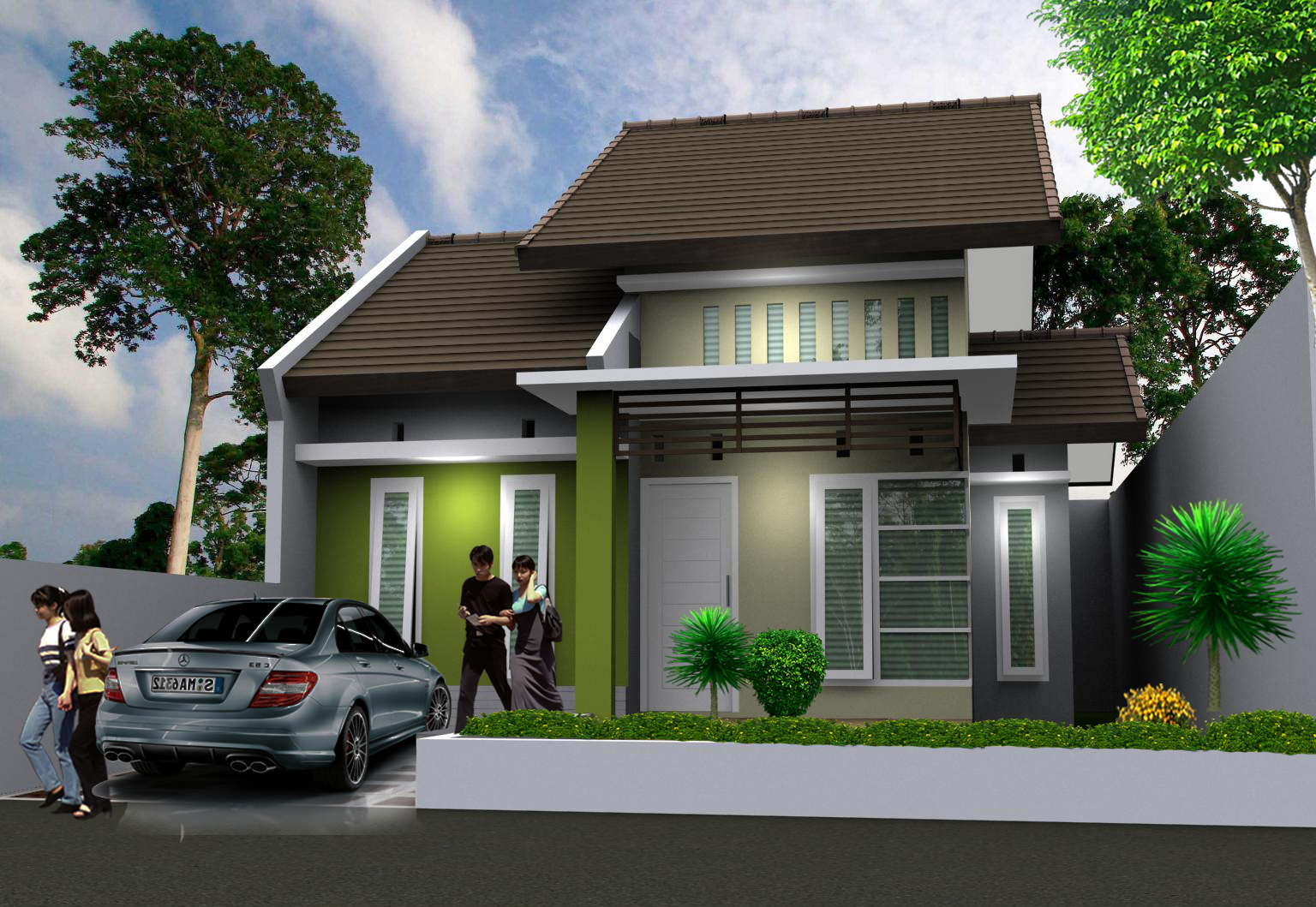 21 Model Rumah  Sederhana  Tapi Kelihatan Mewah Terbaru 2021 