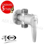 Harga AER Kran Shower Cabang Keran Air Kuningan Brass Two Ways Angle Faucet TF 01A