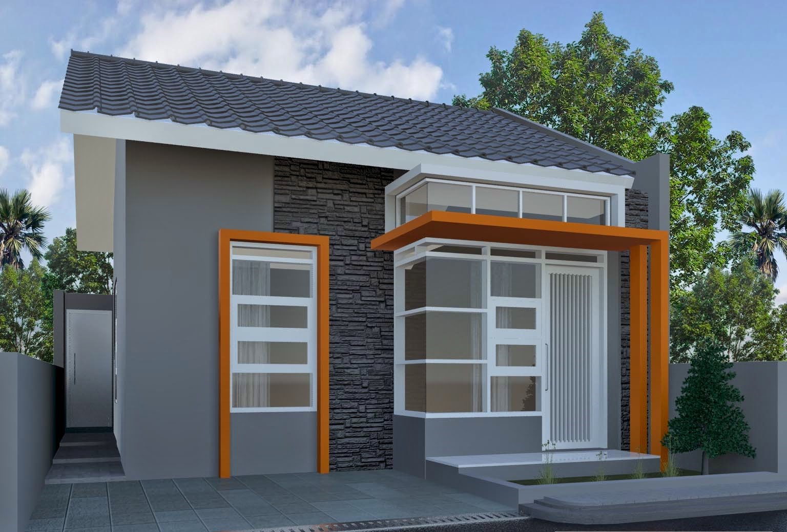 21 Model Rumah Sederhana Tapi Kelihatan Mewah Terbaru 2019 ...