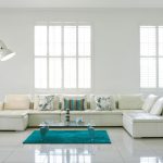 Motif Keramik Lantai Ruang Tamu Warna Putih