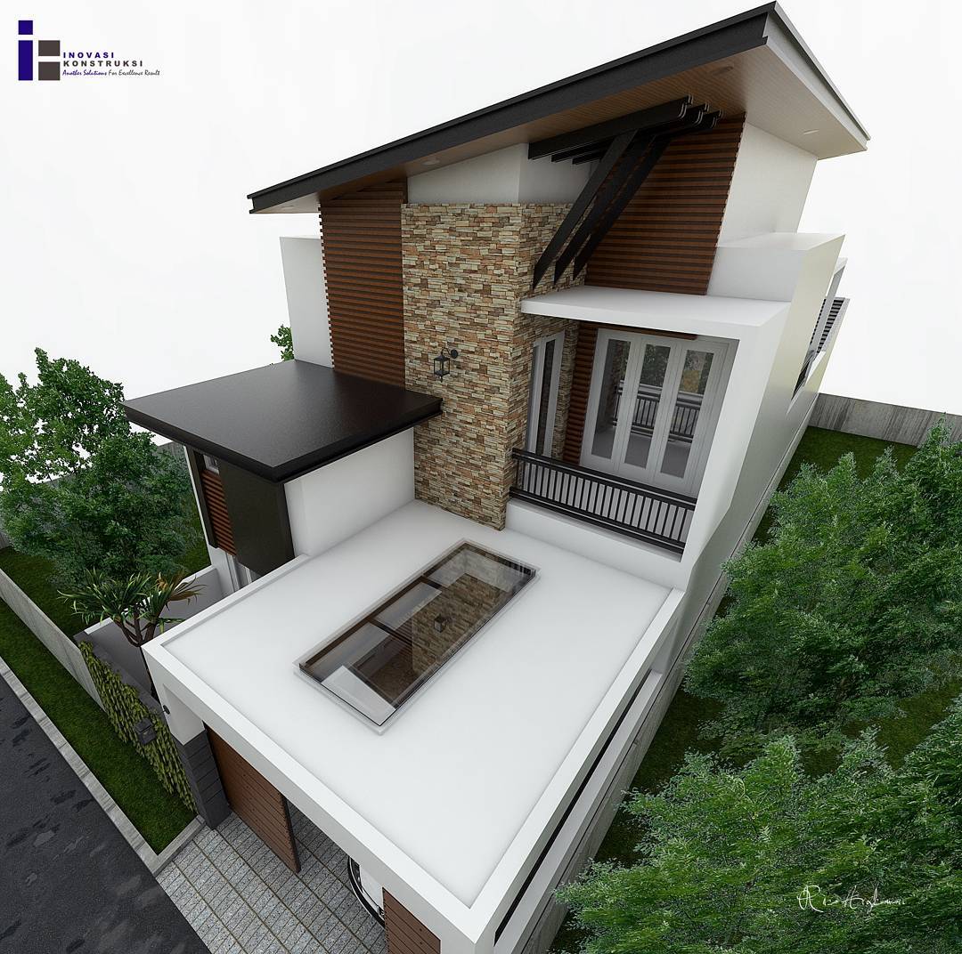 Desain Rumah Rooftop Minimalis Supplier Bata Ekspos