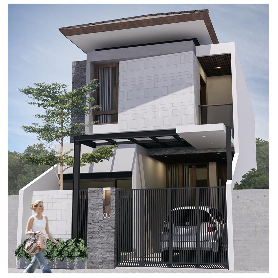 18 Desain Rumah  Minimalis  Modern  Terbaru 2019  Dekor Rumah 