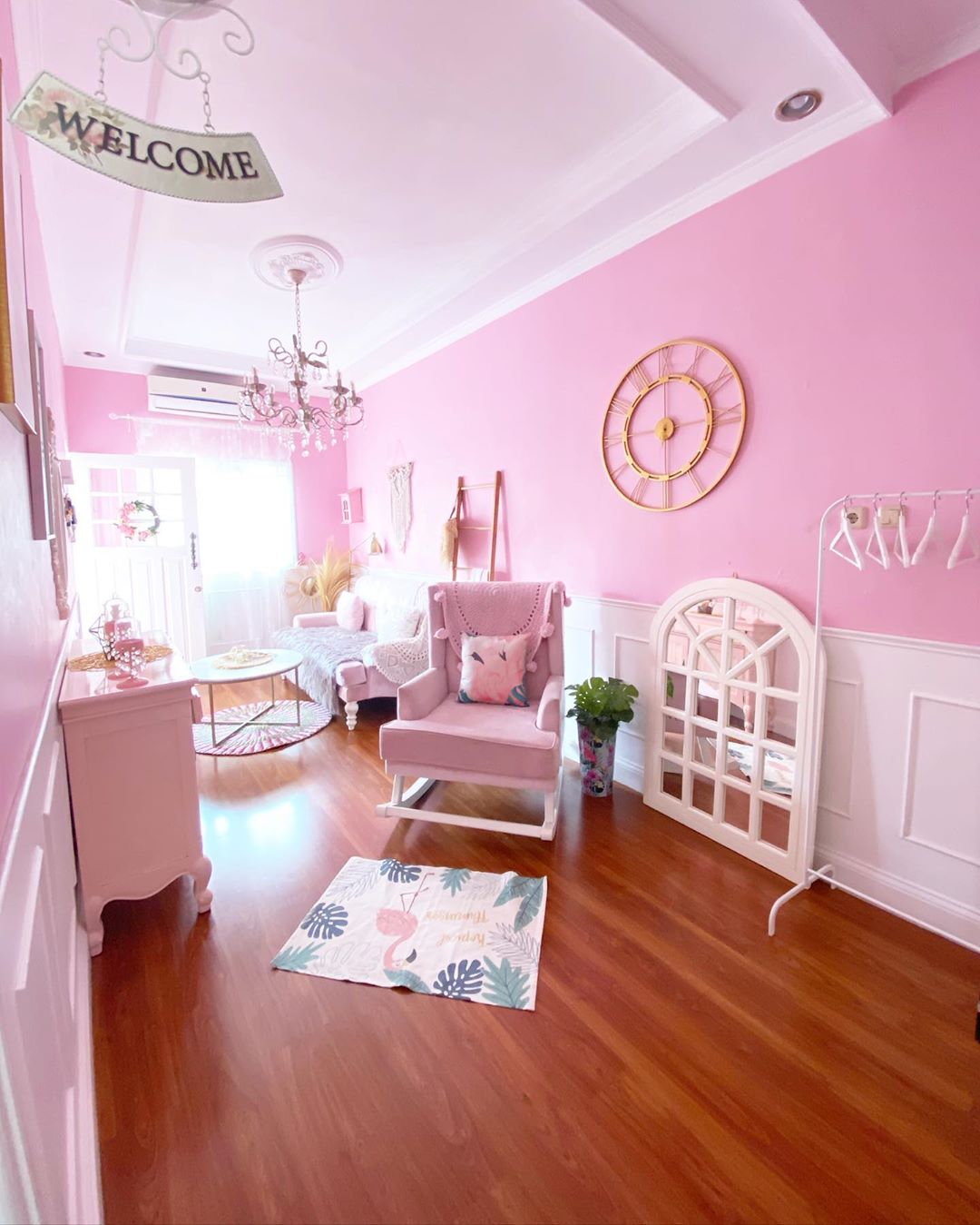 Terbaru Warna Cat Tembok Ruang Tamu Yang Bagus Pink