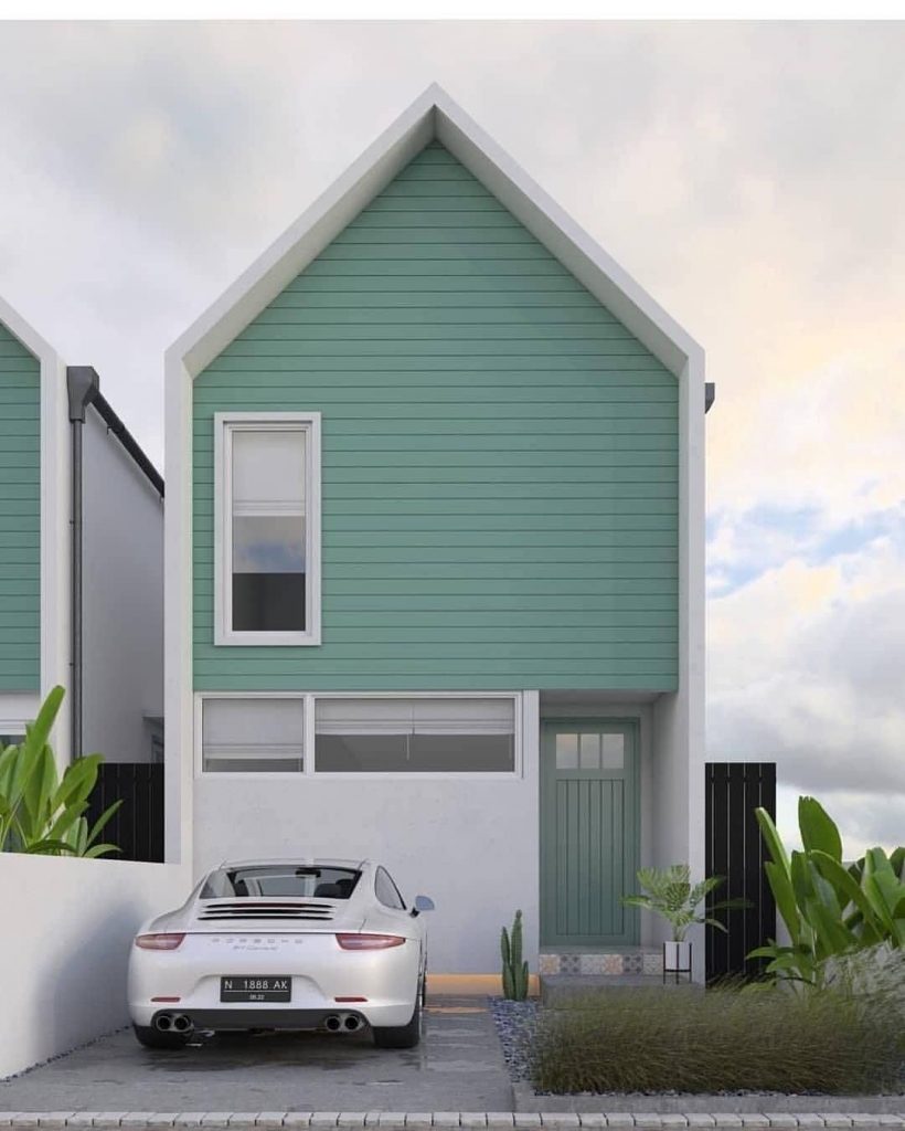12 Model Rumah Minimalis 2 Lantai Tampak Depan Terbaru 2022