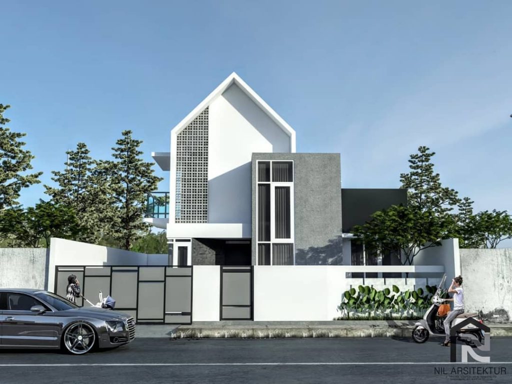 12 Model Rumah Minimalis 2 Lantai Tampak Depan Terbaru 2022